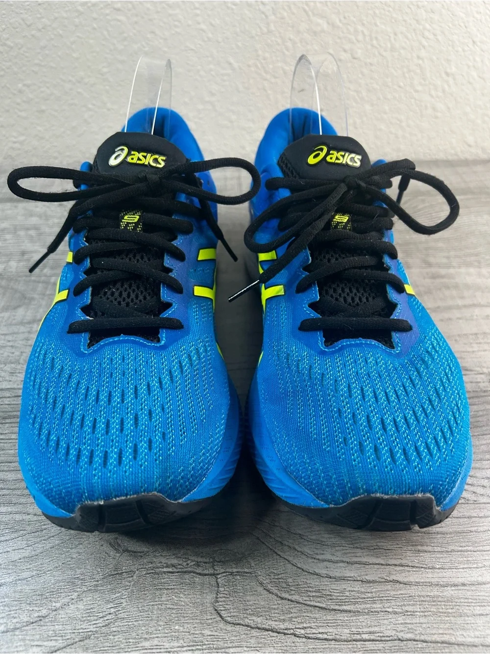ASICS GT-2000 9 Men’s Blue & Lime Running Shoes Size 11.5 Sneakers Athletic